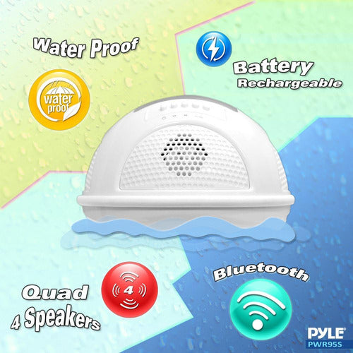 Altavoz P/piscina Pyle Pwr95sbl Aqua Sunblast C/batería 2