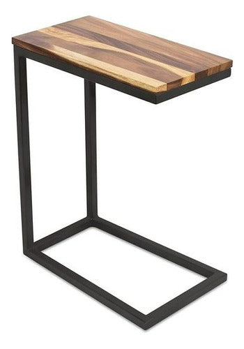Industrial Side Table, Armchair - Notebook 40x30x70cm 0