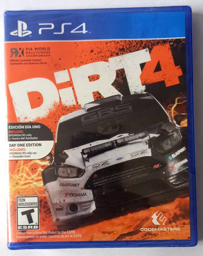 DiRT 4 PS4 Closed New Physical Game 0