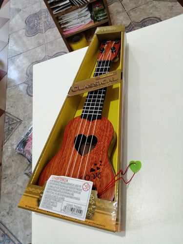 Guitarra Clásica Infantil Símil Madera 38 Cm 1