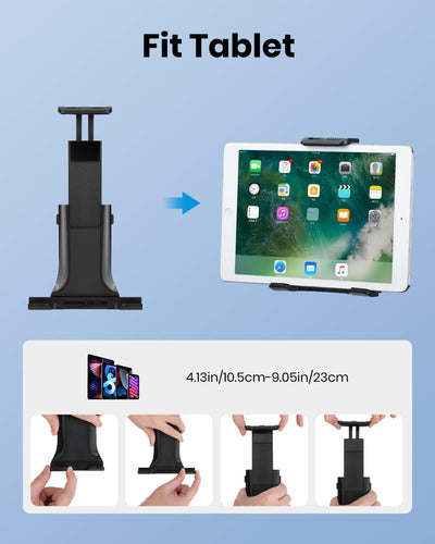 Moukey Adjustable Microphone Tablet Smartphone Mount 3