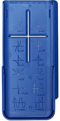 Ez Graphing Hard Sliding Cover Blue for TI-84 Plus CE 2