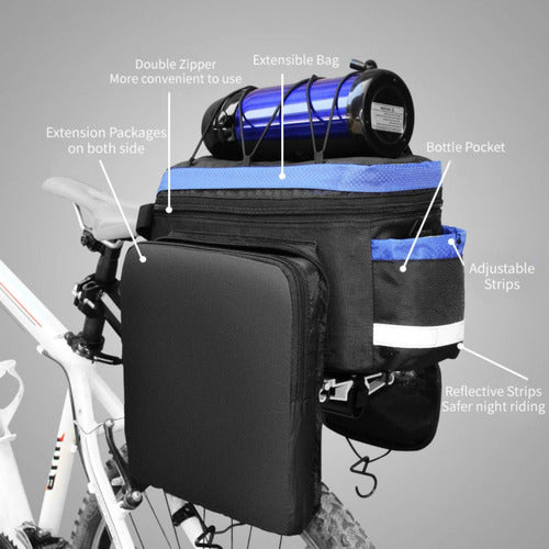 ywduoying Bicycle Bags for Bike Racks - Large D Storage Bag 5