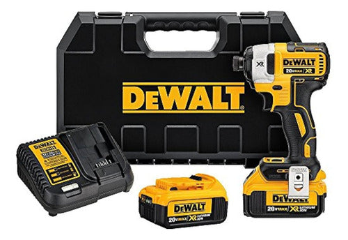 DeWalt DCF887M2 20V MAX XR Li-Ion 4.0 Ah Brushless 0.25" Impact Driver Kit 0