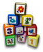 Arcobaleno Stacking Educational Cubes for Babies - Numbers and Letters Tower 0