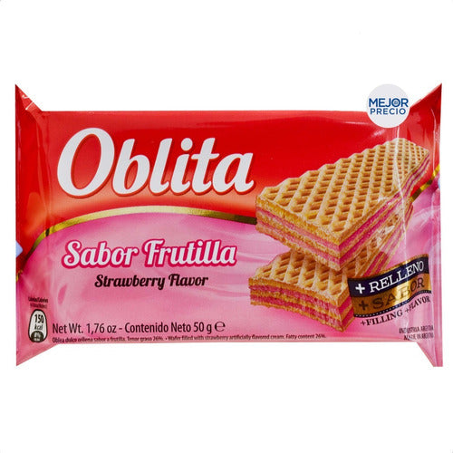 Oblita Strawberry Wafer Cookies - Best Price 1