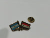 Pins Doble Bandera Siria_argentina De 2 Cms X 2 Unidades 0