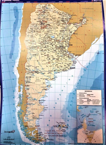 Generic Block Mapa Argentina Politico Nro 6 X 25 Unidades 0