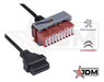 Adaptador Peugeot 30 Pines A Obd2 De 16 Pin + Programa 4