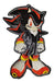 Dígalo con Bordados Aplique Bordado Shadow The Hedgehog Parche Sonic 0