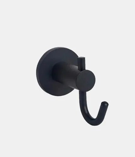 Ottone Black Hook Hanger - Basic Line Bathroom Accessories 0