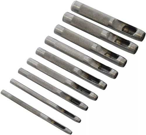 9-Piece Punch Set 3 to 12mm Strike Full 0