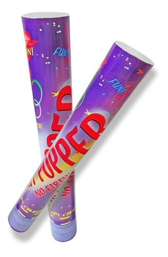 Silverled Colorful Paper Launcher 60cm X 2 Units 0