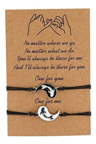 Burdah Yin Yang Koi Fish Couples Bracelet 2 In 1 0