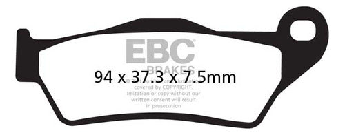 EBC Pastilla Freno FA181HH for Royal Enfield Himalayan 16-18 F 2