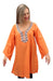 Anaandi Women's Hindu Kurta Tunic with Divine Embroidery and Beads 6