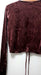 H&M Women's Velvet Burgundy Short Sweater 5