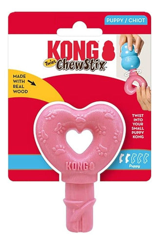 KONG ChewStix Puppy Twist Heart Size M/L for Dogs 0