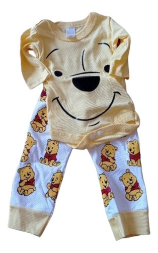 G&L Winnie Pooh Baby Pajama Set with Body and Pants Gift 0