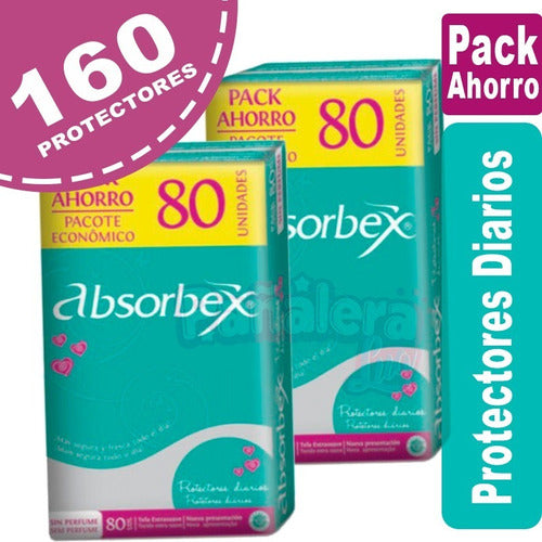 Absorbex Daily Protectors Pack X 160 0