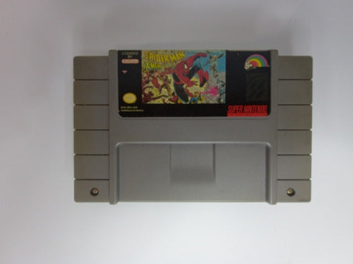 Spiderman Xmen Arcade's Revenge Super Nintendo Juego Snes 0