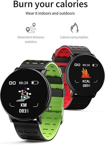 Smartwatch 119+ Plus Intelligent Watch with Blood Pressure Oximeter 10