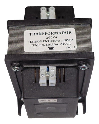 Transformador Trafo 220v A 24v Potencia 200w Con Bornera 1