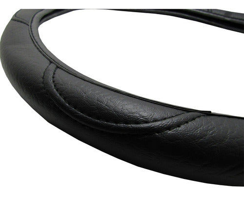 Universal Eco-Leather Steering Wheel Cover 40 Cm Black Pick Up 1