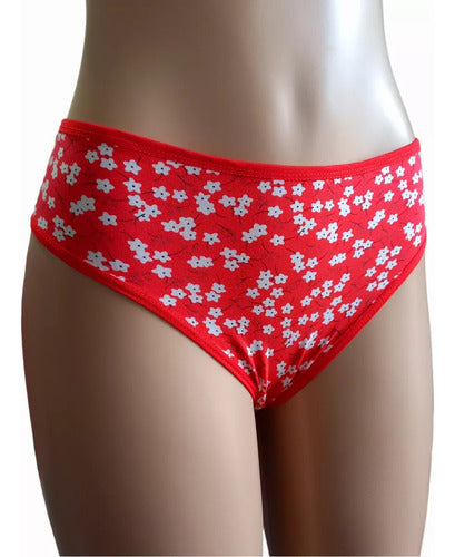 Bombacha Bikini Floral Mujer Adulto. 3