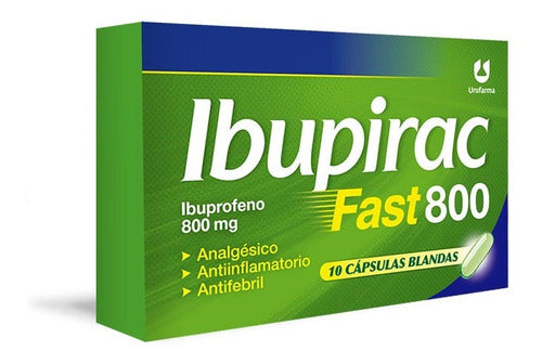 Ibupirac® Fast 800 Mg X 10 Soft Capsules 0