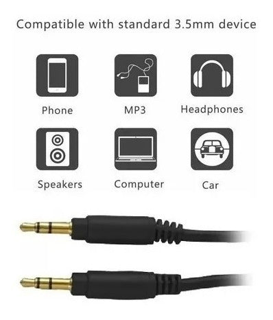 Fulltotal Mini Plug 3.5 Mm Male Auxiliary Cable - 1.5 Meters Audio 1