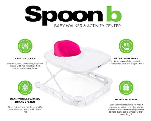 Joovy Spoon B - Andador Para Bebés Y Centro De 4