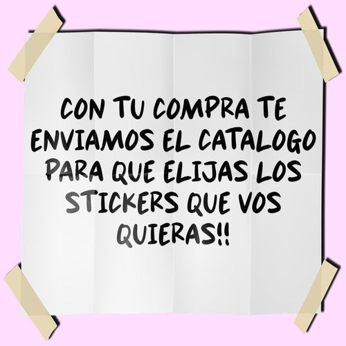 Stickarte_arg Stickers Rosa 15 Unidades 1