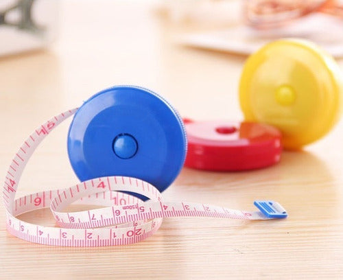 Retractable Metric Tape Measure with Colorful Self-retracting Ribbon 5