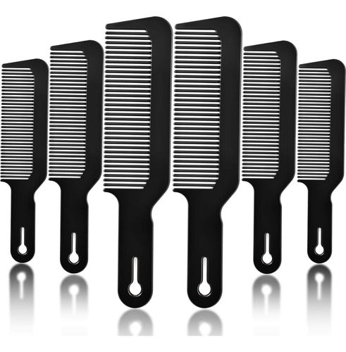 Pacote Com 6 Pentes De Barbeiro Blending Comb, Penteadores D 0