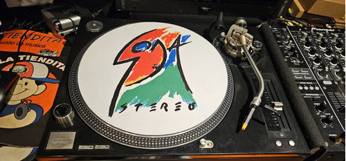 Soda Stereo Languis  Blanco Latex Slipmat Paño Djproaudio 5