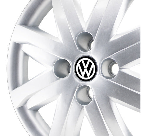 14-Inch Volkswagen Gol Power 2010-2013 Logo Wheel Cap 2