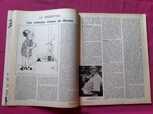 Revista Panorama Nº 361 Año 1974 Peron Urss Proyecto Naciona 2