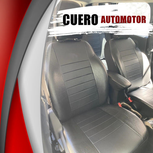 Team Funda Cubre Asiento Cuero Acolchado Fiat Mobi 2