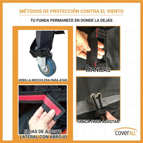 Funda Parrilla Lona Pesada Tromen Criolla / Tambor Chulengo 3