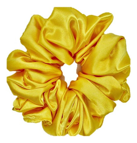 Luxe Satin Solid Color Scrunchies 10