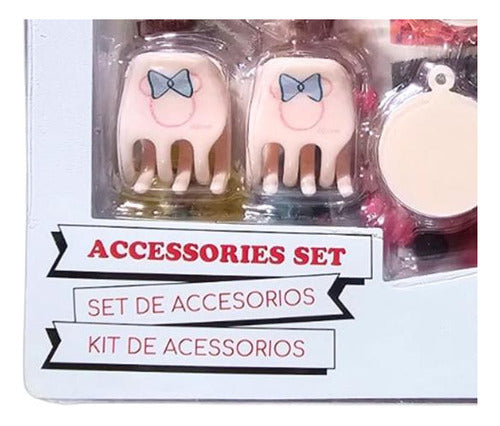 Disney Hair Accessories Set Minnie Mouse Brush and More 1