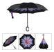 Fashion Deco Set X 2 Inverted Umbrellas Reversible Rain with Designs 6