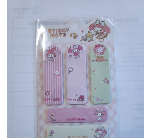 Kuromi - Melody By Hello Kitty Post It Sticky Notes Set 2