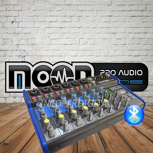 Mixer Consola Moon Grabación 8 Canales Bluetooth - Mse8 4