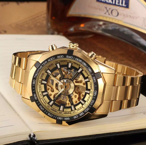 Forsining Luxury Automatic Mechanical Watch in Gold - 12% Off 1