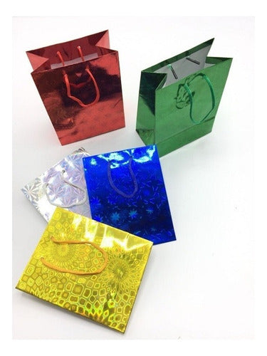 Manilu Metallic Gift Bags T:34x26x8 Cm X12und. Bol3184 2