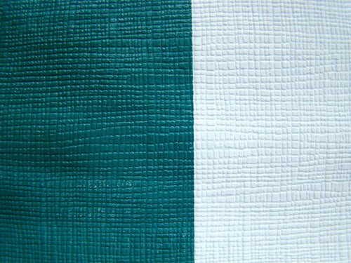 Green and White Striped Plastic Tarpaulin - 1.50m Width 3