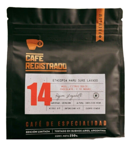 Cafe Registrado Ethiopia Lavado 125 Gr - Nro.14 5