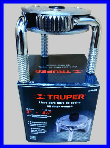 Truper Saca Filtros De Aceite Autoajustable (76 A 114 Mm) 2